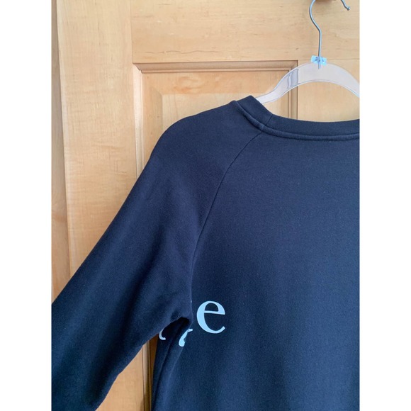 EUC, Kate Spade NY Sz M Women’s Long Sleeve Black/White Sweatshirt w/Ruffle - Picture 8 of 15